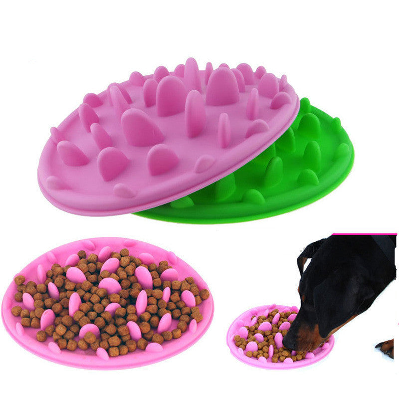 Dog Slow Food Anti-choke Silicone Pet Slow Food Bowl