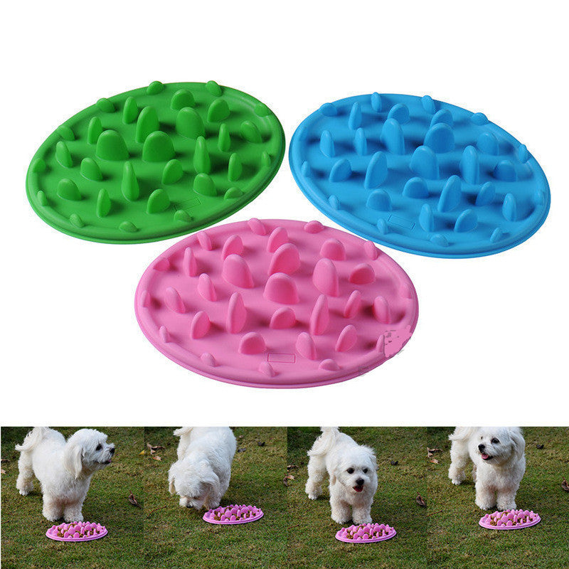 Dog Slow Food Anti-choke Silicone Pet Slow Food Bowl